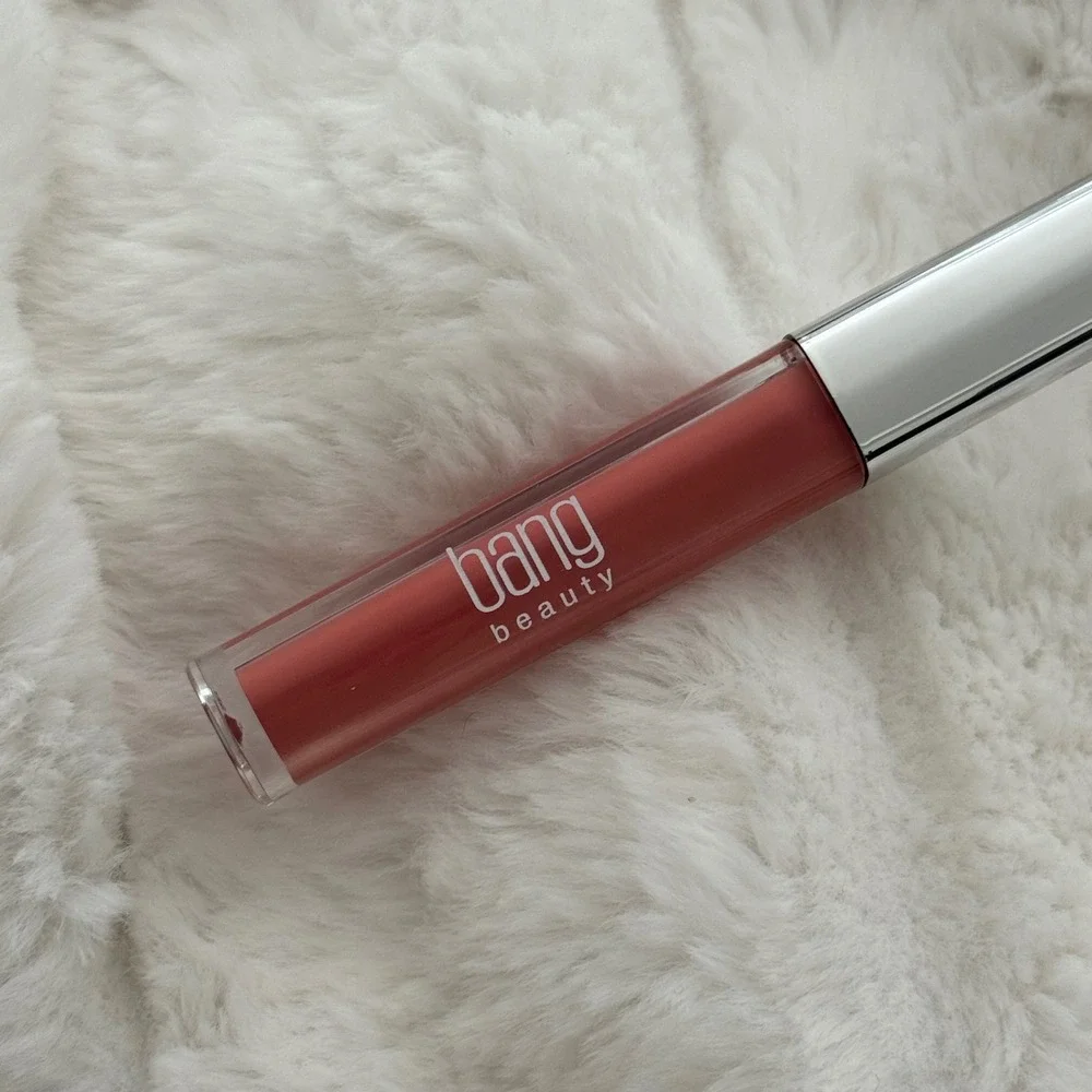 New Bang Beauty Lip Gloss Spice Nude Pink Neutral Full Size‎ 0.1oz High Shine